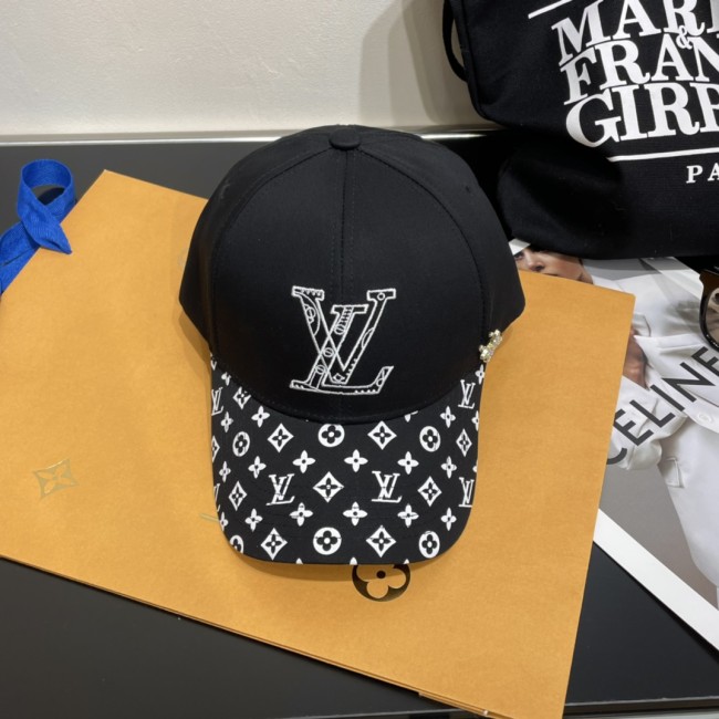 Louis Vuitton Womens Mens Cap Baseball Hat Luxury Brand with Original Box