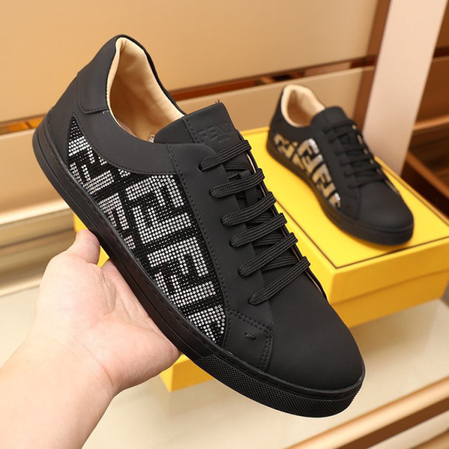 Fendi Mens Shoes Fashion Sneakers Luxury Brand Casual Shoes for Men with Original Box Whatapp