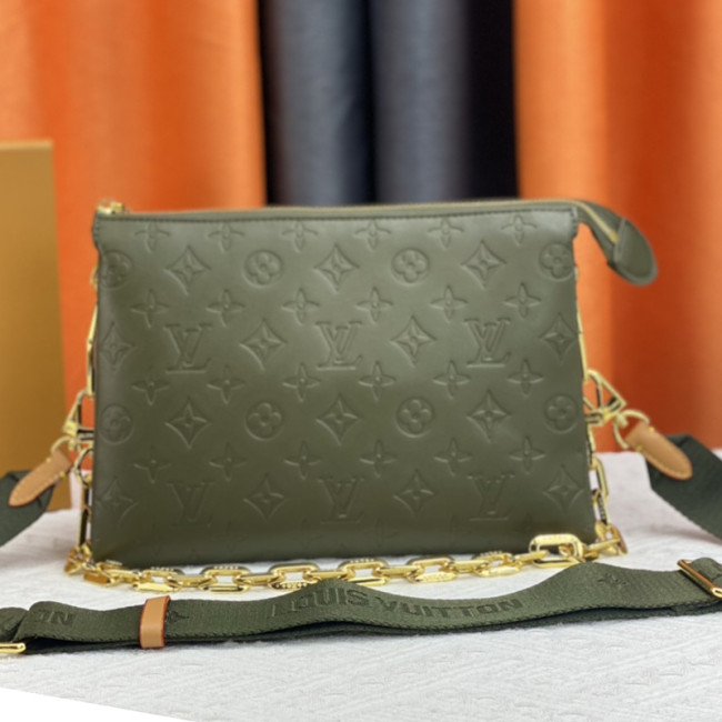 Louis Vuitton Womens Bags Messenger Shoulder Bags Luxury Brand COUSSIN PM M59277 with Original Box Monogram embossed lambskin Whatapp