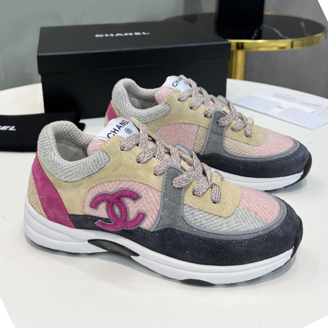 Chanel Women Shoes Sneakers Luxury Brand Sports Shoes Breathable Design with Original Box Whatapp