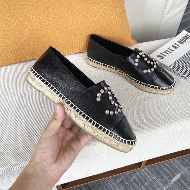 Chanel Women Shoes Fashion Espadrille Luxury Brand Casual Shoes for Women ESPADRILLE with Original Box Espadrilles Whatapp