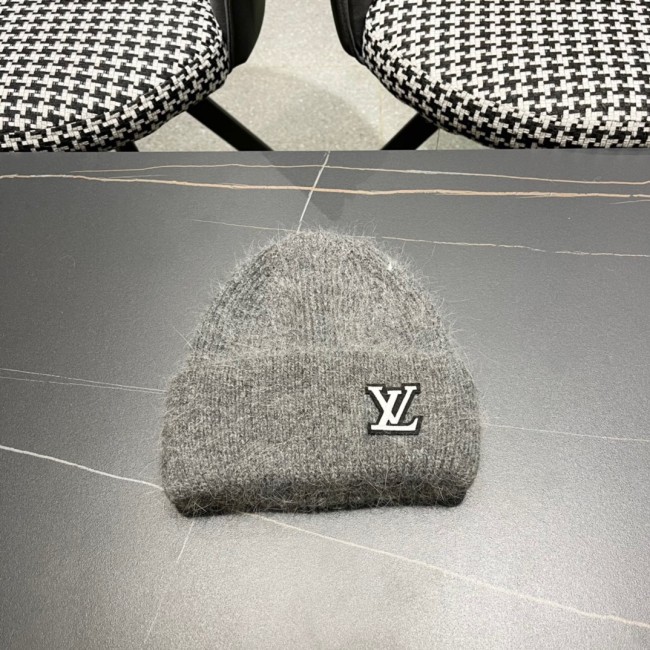 Louis Vuitton Womens Mens Cap Knit Hat Luxury Brand with Original Box