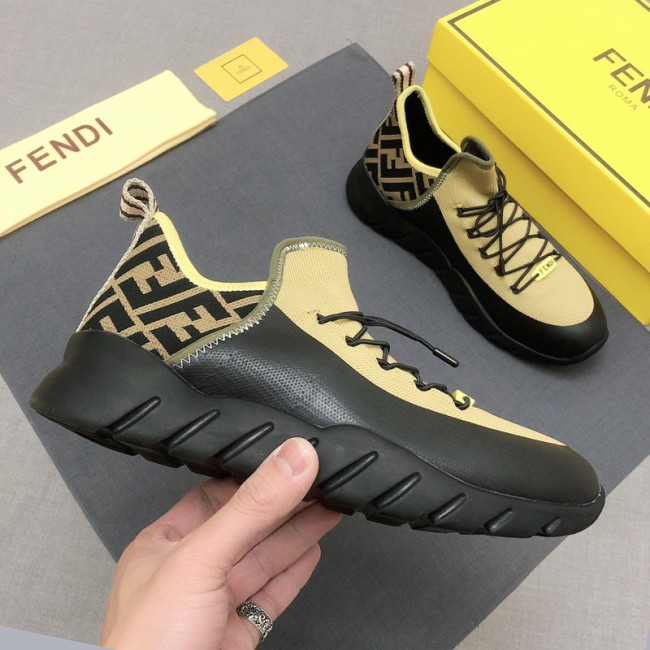 Fendi Mens Shoes Fashion Sneakers Luxury Brand Casual Shoes for Men with Original Box Whatapp