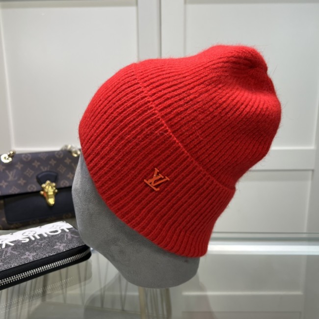 Louis Vuitton Womens Mens Cap Knit Hat Luxury Brand with Original Box