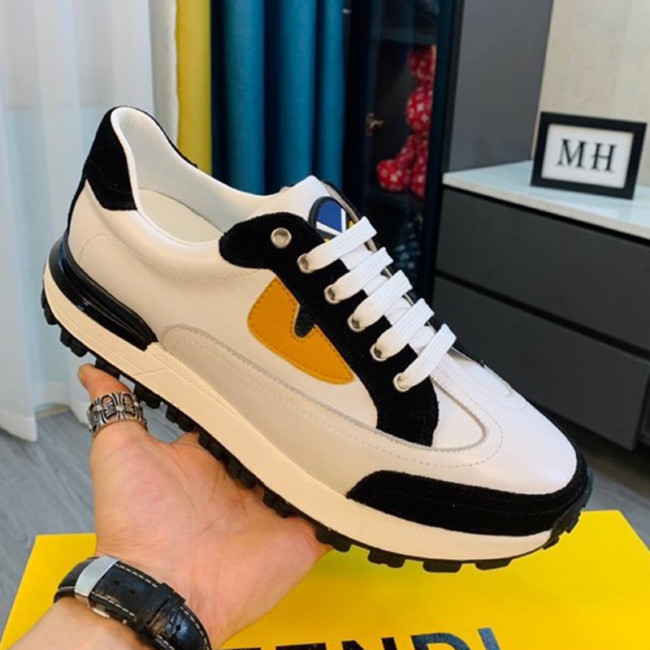 Fendi Mens Shoes Fashion Sneakers Luxury Brand Casual Shoes for Men with Original Box Whatapp