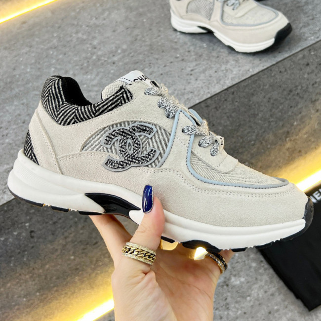 Chanel Women Shoes Sneakers Luxury Brand Sports Shoes Breathable Design with Original Box Whatapp