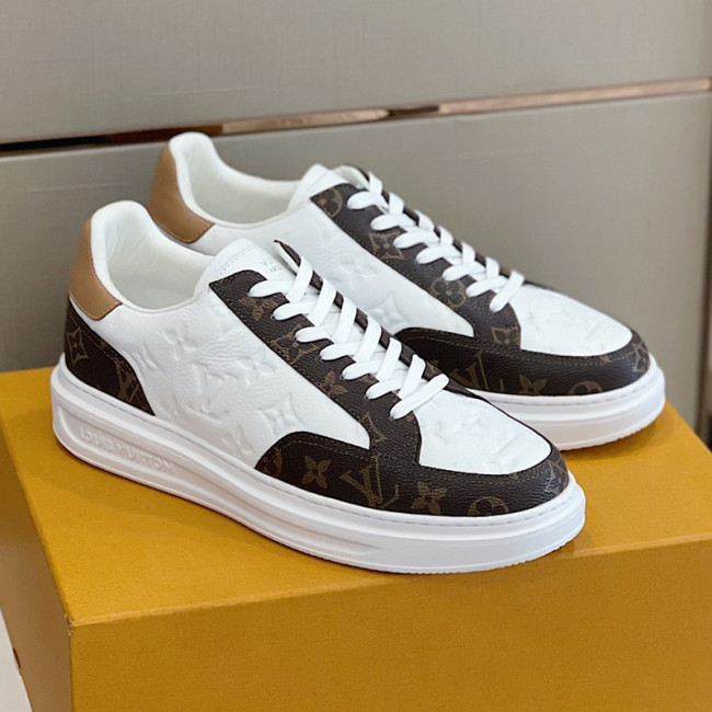 Louis Vuitton Men Shoes Fashion Sneakers RIVOLI Beverly Hills SNEAKER Luxury Brand Casual Shoes with Original Box Whatapp