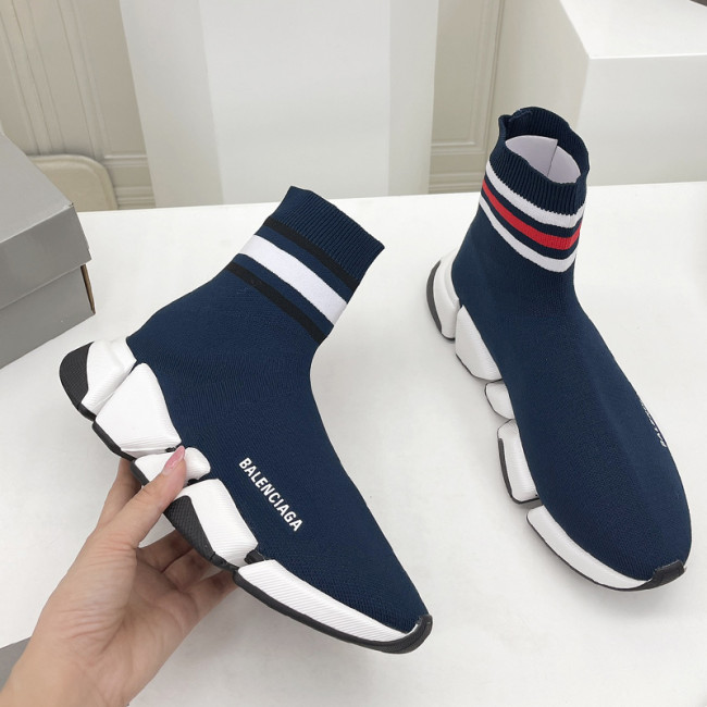 Balenciaga Men Shoes Sneakers Breathable Design Luxury Brand MEN'S SPEED 2.0 SNEAKER IN BLACK with Original Box Speed Sneakers Whatapp