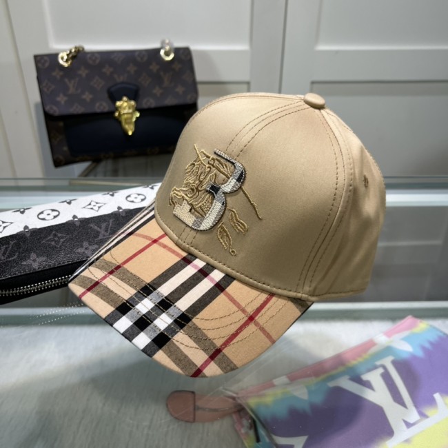 Burberry Womens Mens Cap Baseball Hat Luxury Brand with Original Box