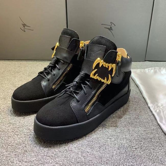 Giuseppe Zanotti Mens Shoes Luxury Brand High Top Sneakers Coby Whatapp