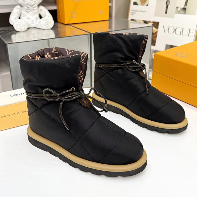 Louis Vuitton Womens Shoes Fashion Boots Luxury Brand LV PILLOW COMFORT ANKLE BOOT with Original Box 1A8T3F Whatapp