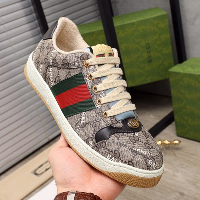 Gucci Mens Shoes Luxury Brand Men's Gucci Tennis Sneaker with Original Box Whatapp