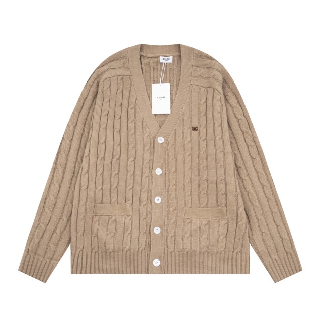 Celine Cardigan Men Womens Knit Cardigan Luxury Brand Womens Knitwear Top Quality Whatapp