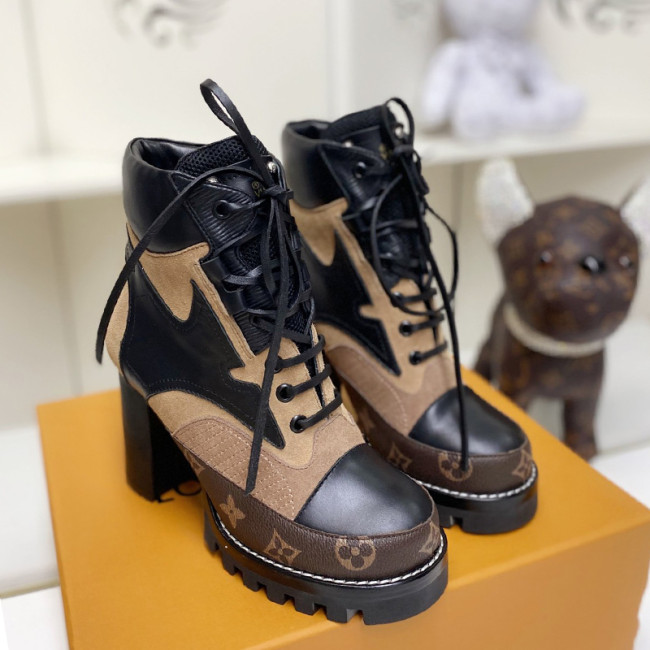 Louis Vuitton Women Shoes Boots Luxury Brand Design Fashion BLISS ANKLE BOOT with Original Box Whatapp