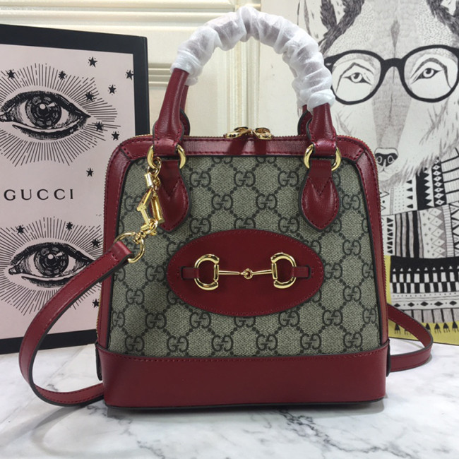 Gucci Womens Bags Shoulder Messenger Bag Luxury Brand Gucci Horsebit 1955 mini top handle bag 640716 92TCG 8563 with Original Box Whatapp