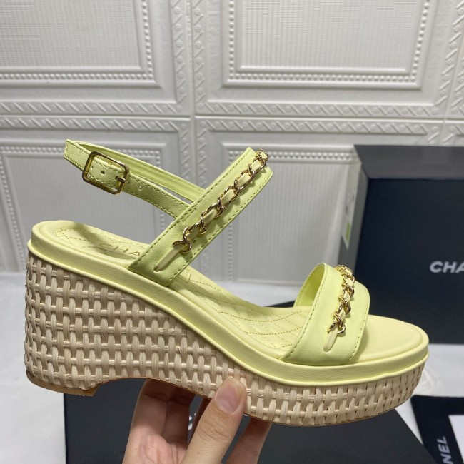 Chanel Womens Shoes Fashion Pumps Wedge Sandals Whatapp