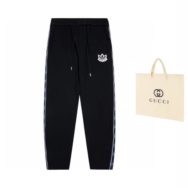 Adidas x Gucci Luxury Brand Women Mens Jogging Pant Whatapp