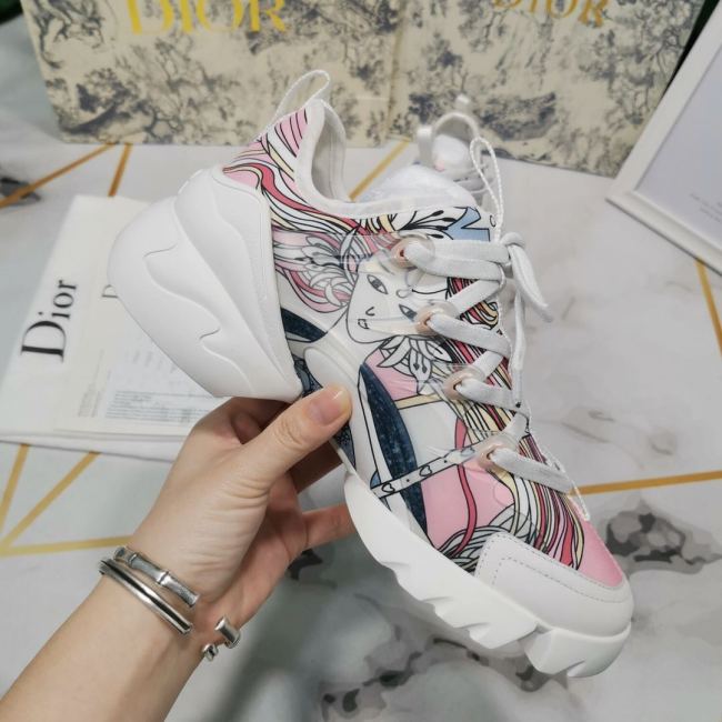 Dior Womens Mens Shoes Sneakers Luxury Brand Unisex Design D-CONNECT SNEAKER Whatapp