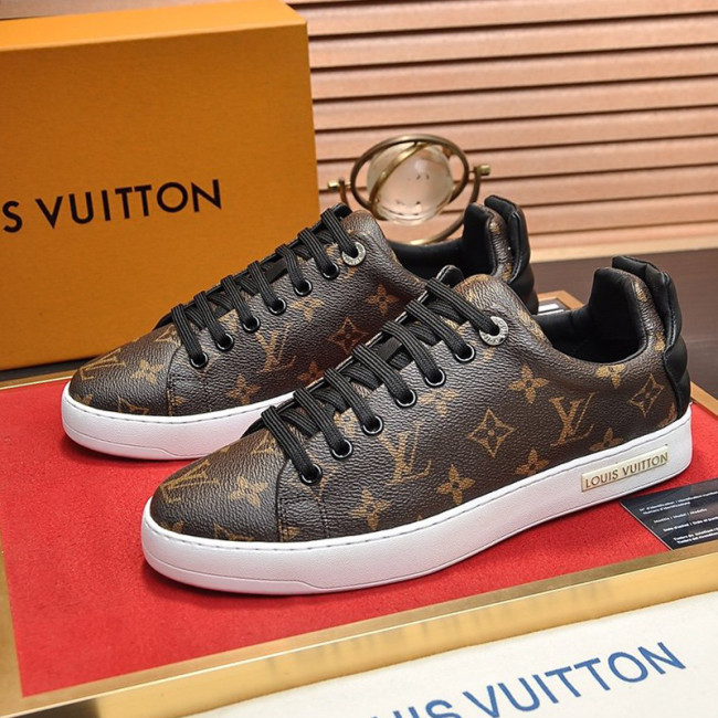 Louis Vuitton Men Shoes Fashion Sneakers LUXEMBOURG SNEAKER Monogram Luxury Brand with Original Box Whatapp