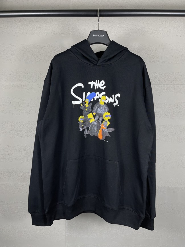 BalenciagaxTHE SIMPSONS Womens Mens Hoodie Luxury Brand Mens Sweatshirt Winter Fashion Whatapp