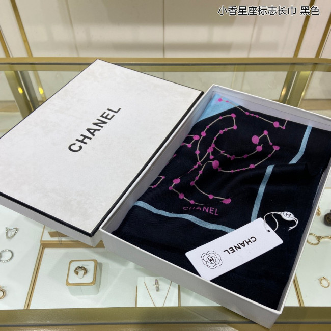 Chanel Scarves Womens Fashion Scarf with Original Box Whatapp