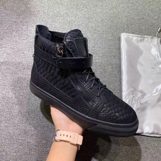 Giuseppe Zanotti Mens Shoes Luxury Brand High Top Sneakers Coby Whatapp