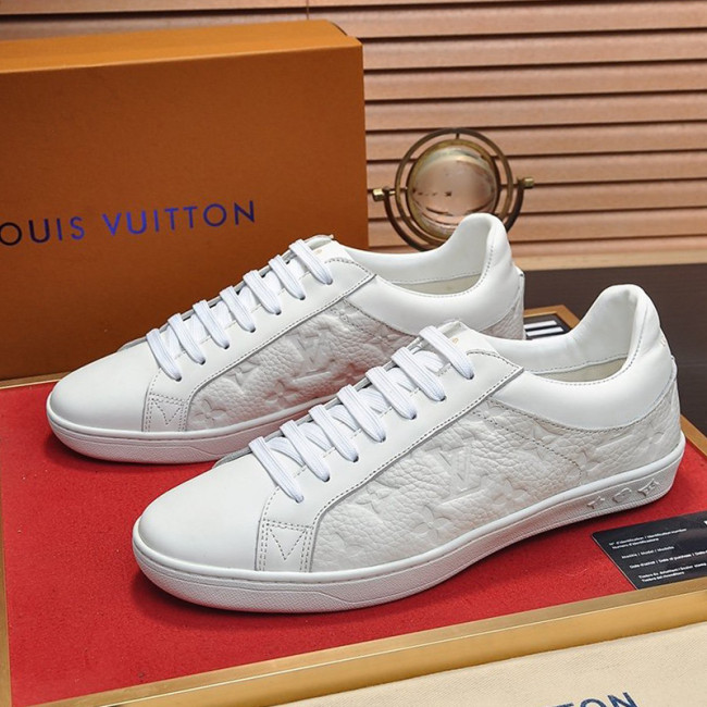 Louis Vuitton Men Shoes Fashion Sneakers LUXEMBOURG SNEAKER Monogram Luxury Brand with Original Box Whatapp