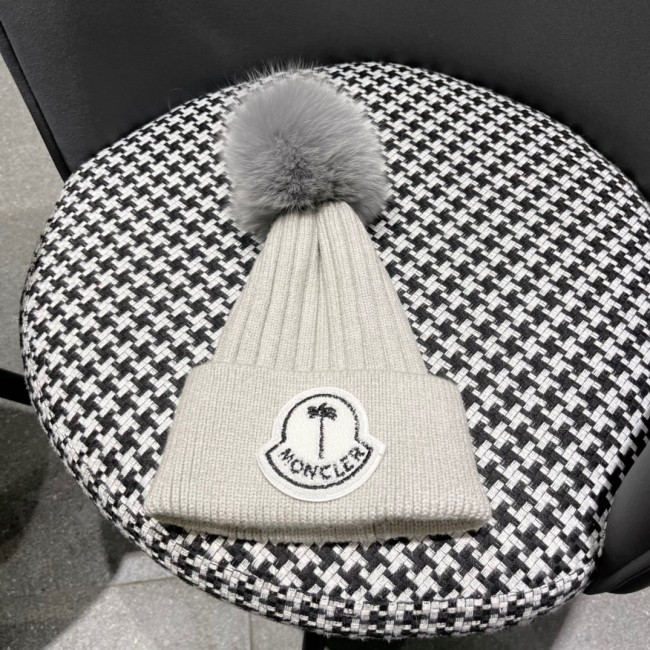 Moncler Mens Womens Hats Luxury Brand Design Moncler Knit Hat with Original Box