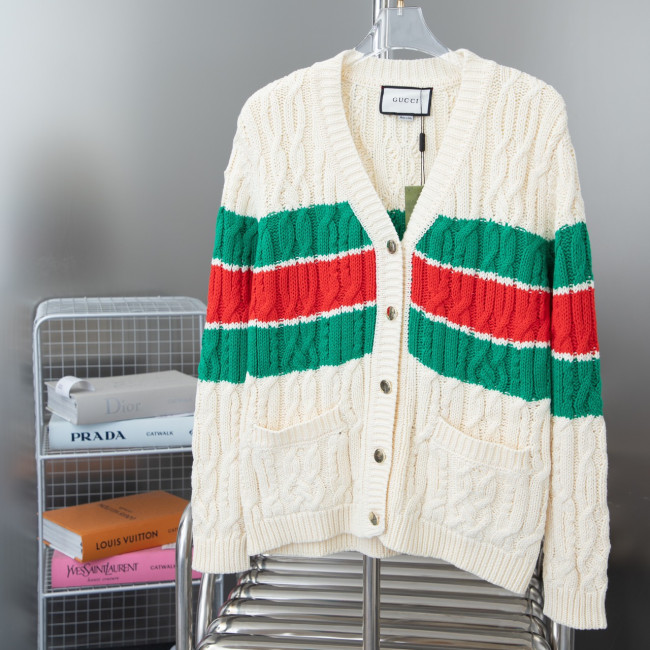 Gucci Cardigan Men Womens Knit Cardigan Luxury Brand Womens Knitwear Top Quality Whatapp