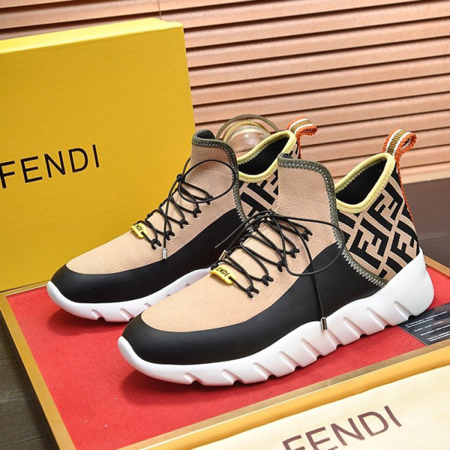 Fendi Mens Shoes Fashion Sneakers Luxury Brand Casual Shoes for Men with Original Box Whatapp