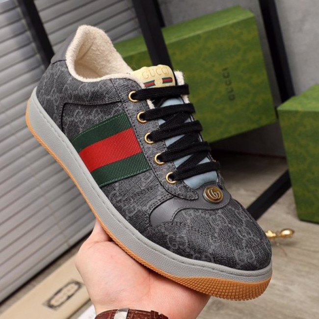 Gucci Mens Shoes Luxury Brand Men's Gucci Tennis Sneaker with Original Box Whatapp