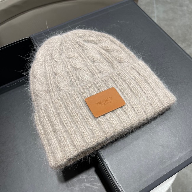 Hermes Mens Womens Knit Hats Luxury Brand Design Hermes Hat with Original Box