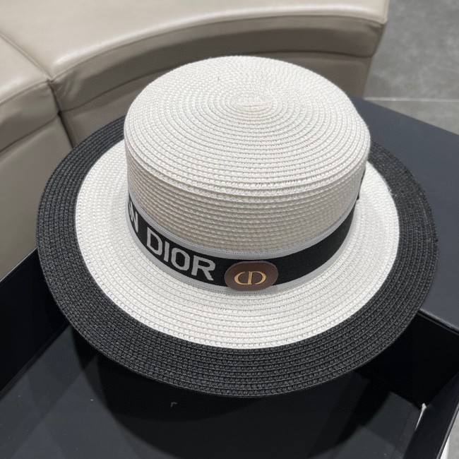 Dior Womens Straw Hat Luxury Brand Design Dior Cap with Original Box