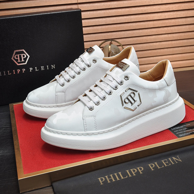 Philipp Plein Men Shoes Sneakers Low Top Sneaker Fashion Design Luxury Brand Trainer Predator TM with Original Box Whatapp