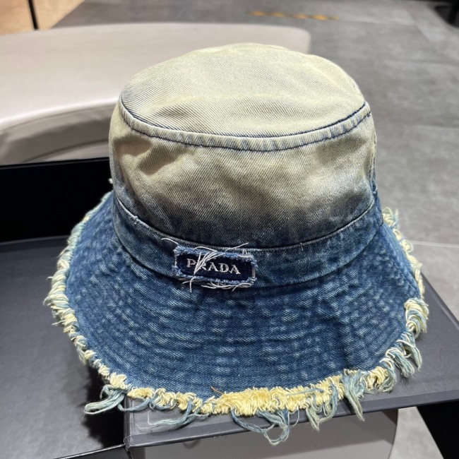 Prada Womens Hats Luxury Brand Design Prada Bucket Hat with Original Box