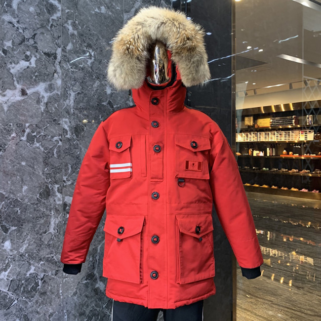 Canada Goose Langford Mens Womens Winter Windprood Down Jackets Keep Warm 80% White Duck Down Whatapp