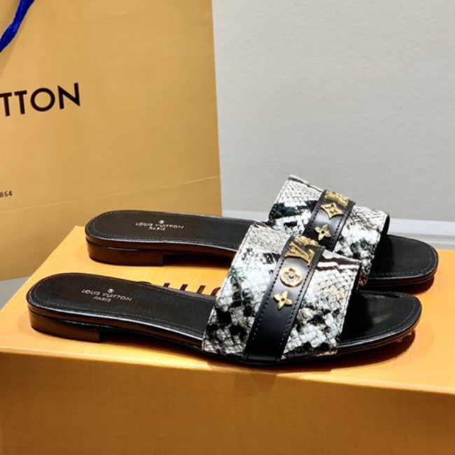 Louis Vuitton Womens Shoes Sandals Slippers Leather Design Luxury Brand Fashion Sandals with Original Box Whatapp