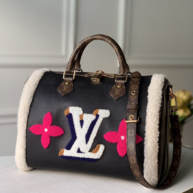 Louis Vuitton Womens Bags SPEEDY BANDOULIÈRE 30 Luxury Brand Design Shoulder Bags for Women with Original Box M56966 Whatapp