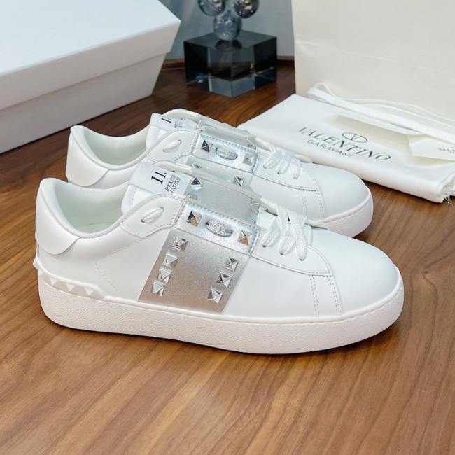 Valentino Men Shoes Fashion Design Luxury Brand OPEN SNEAKER WITH VLTN PRINT with Original Box WY0S0830BLUA01 Whatapp