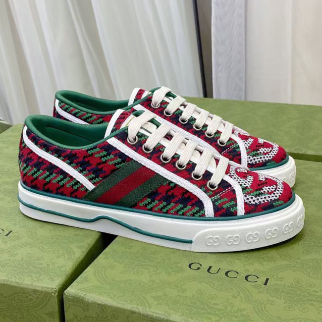 Gucci Womens Shoes Sneakers Luxury Brand Women's Gucci Tennis 1977 sneaker