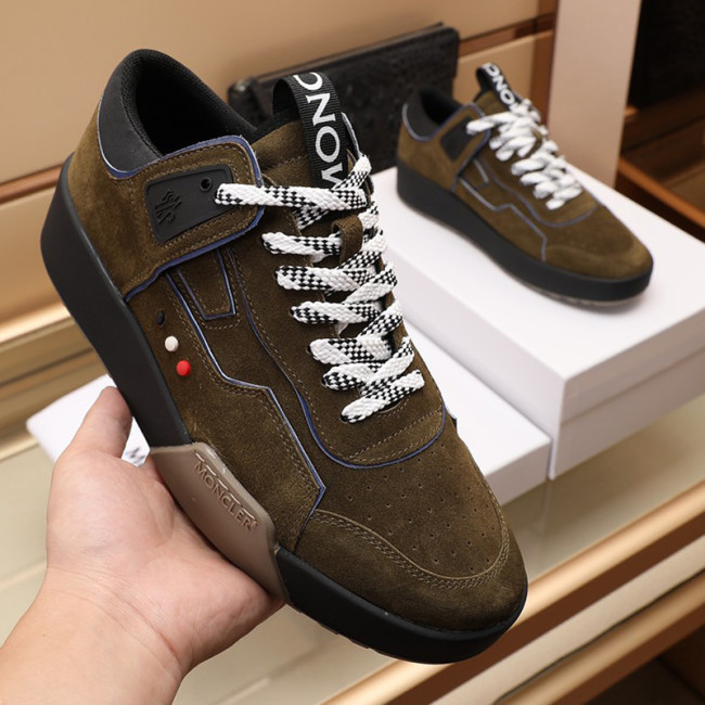 Moncler Men Shoes Sneakers Fashion Designers Luxury Brand Sports Shoes for Men Breathable with Original box Whatapp