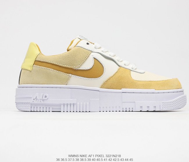 Nike Wmns Air Force 1 Pixel QS Low Particle Beige Sneakers Men Womens Shoes 3221N218 Whatapp