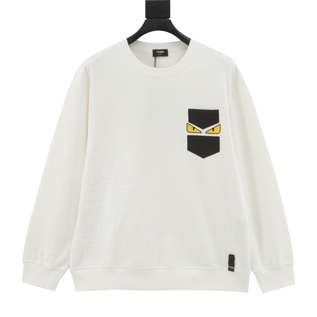 Fendi Womens Mens Long Sleeve Sweatshirt Luxury Brand Mens Sweatshirts Whatapp