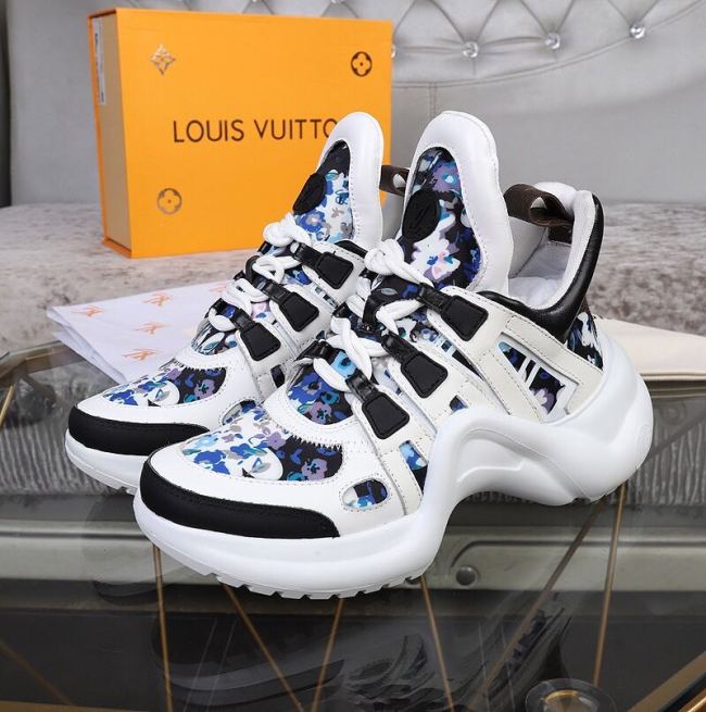 Louis Vuitton Women Shoes Sneakers Luxury Brand Design Fashion LV ARCHLIGHT SNEAKER with Original Box Whatapp