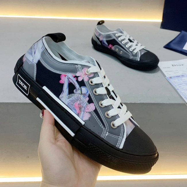 Dior Men Shoes Sneakers Casual Luxury Brand B23 Low-Top Sneaker with Original Box Whatapp