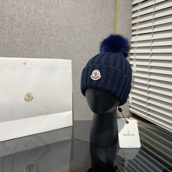 Moncler Mens Womens Hats Luxury Brand Design Moncler Knit Hat with Original Box