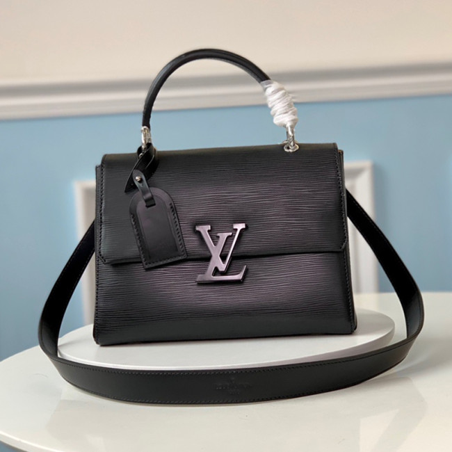 Louis Vuitton Womens Bags Handbags Luxury Brand Fashion Type M53695 GRENELLE PM Black Epi grained cowhide leather with Original Box Whatapp