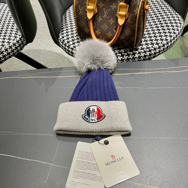 Moncler Mens Womens Hats Luxury Brand Design Moncler Knit Hat with Original Box