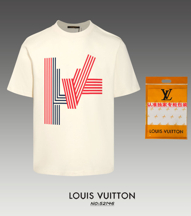 Louis Vuitton Luxury Brand Men Womens Short Sleeve T-Shirt Whatapp