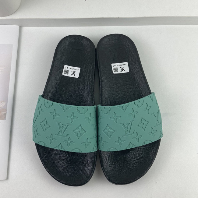 Louis Vuitton Men Shoes Slippers Sandals Flip Flop Luxury Brand WATERFRONT MULE with Original Box Whatapp